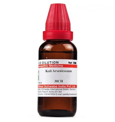 Kali Arsenicosum Dilution 6C, 30C, 200C, 1M, 10M.