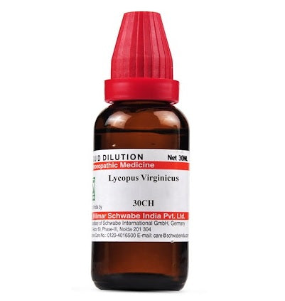 Lycopus Virginicus Dilution 6C, 30C, 200C, 1M, 10M