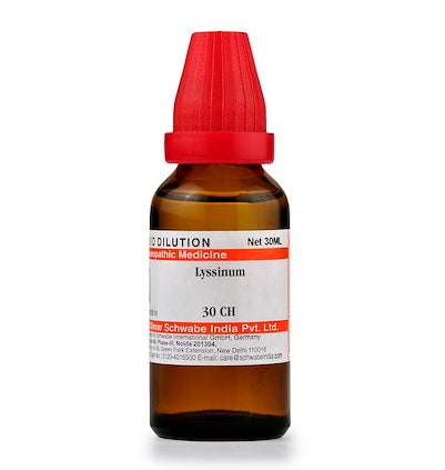 Lyssinum Homeopathy Dilution 6C, 30C, 200C, 1M, 10M