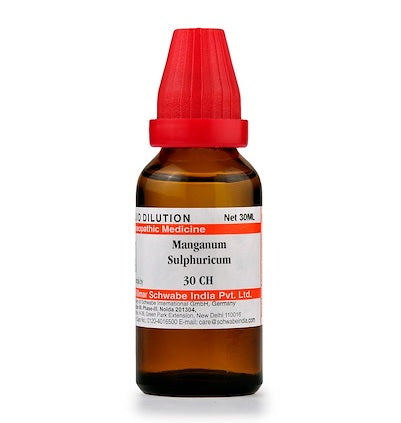 Manganum Sulphuricum Dilution 6C, 30C, 200C, 1M, 10M