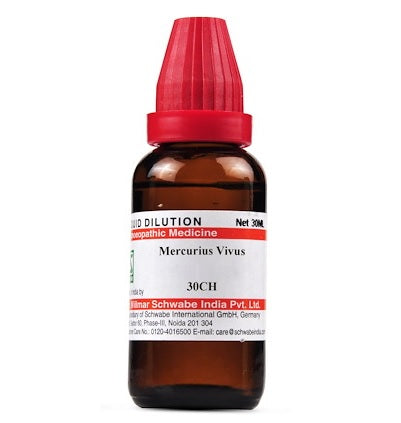 Mercurius Vivus Dilution 6C, 30C, 200C, 1M, 10M