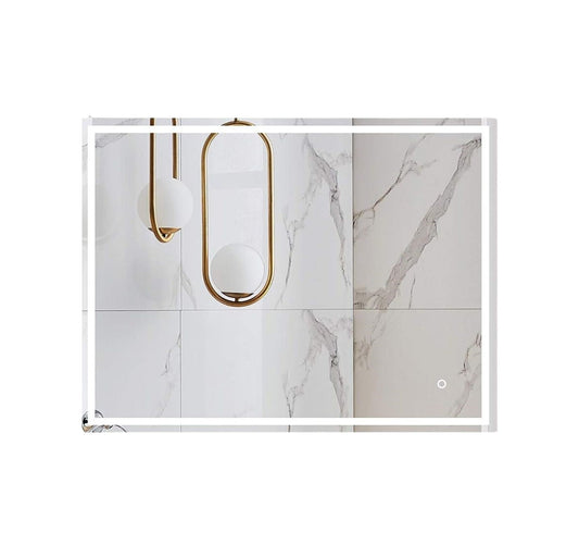 GOMINIMO LED Mirror with Bluetooth Speaker 800mm Rectangle GO-BM-105-JR