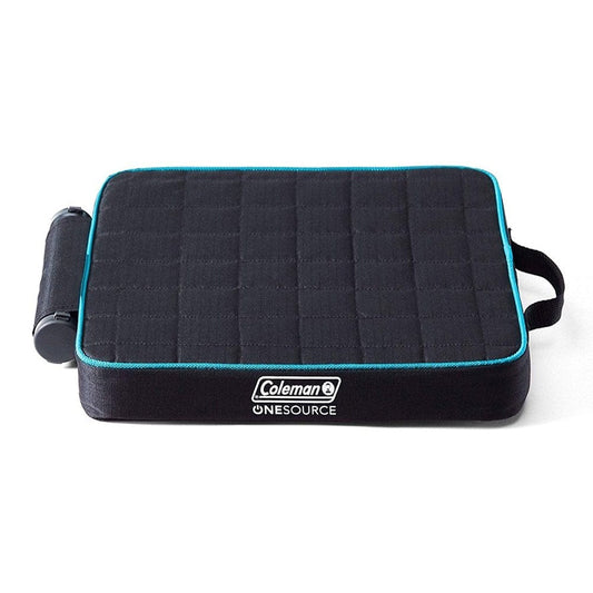 Coleman Onesource Outdoor Heated Camping Chair Pad with Rechargable Battery, Black