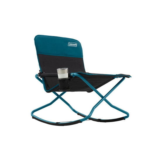 Coleman Outdoor Cross Rocker Chair, Ocean Blue