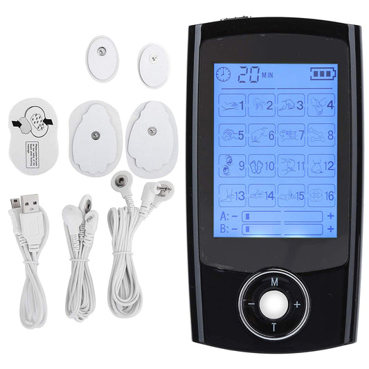 16-mode Tens Physiotherapy Instrument Mini Household Electronic Pulse Meridian Acupoint Acupuncture Muscle Massage Instrument