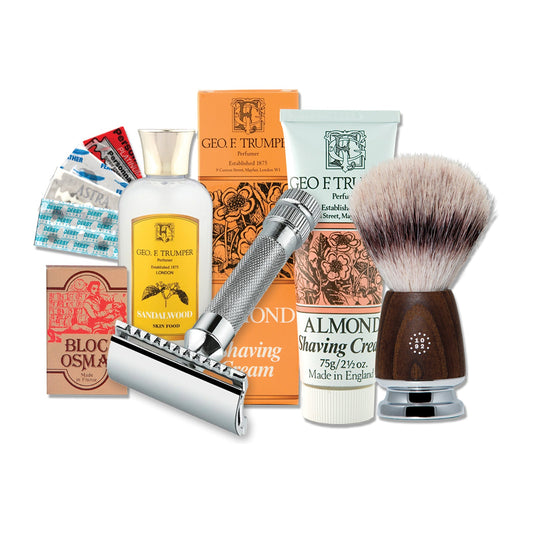 MEN'S BIZ Deluxe Safety Razor Shaving Kit