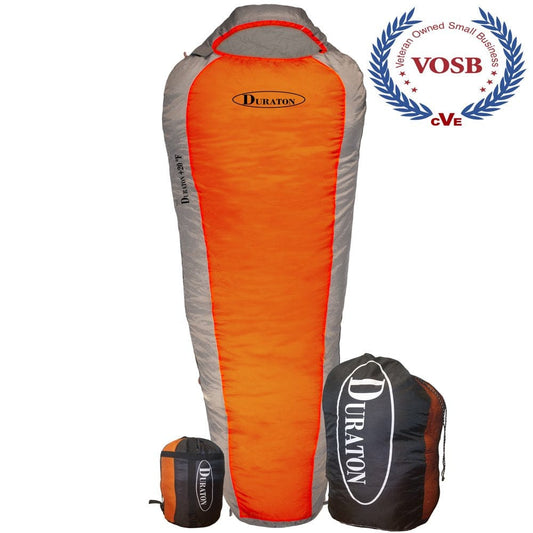 Duraton 20 F Mummy Sleeping Bag (Orange)