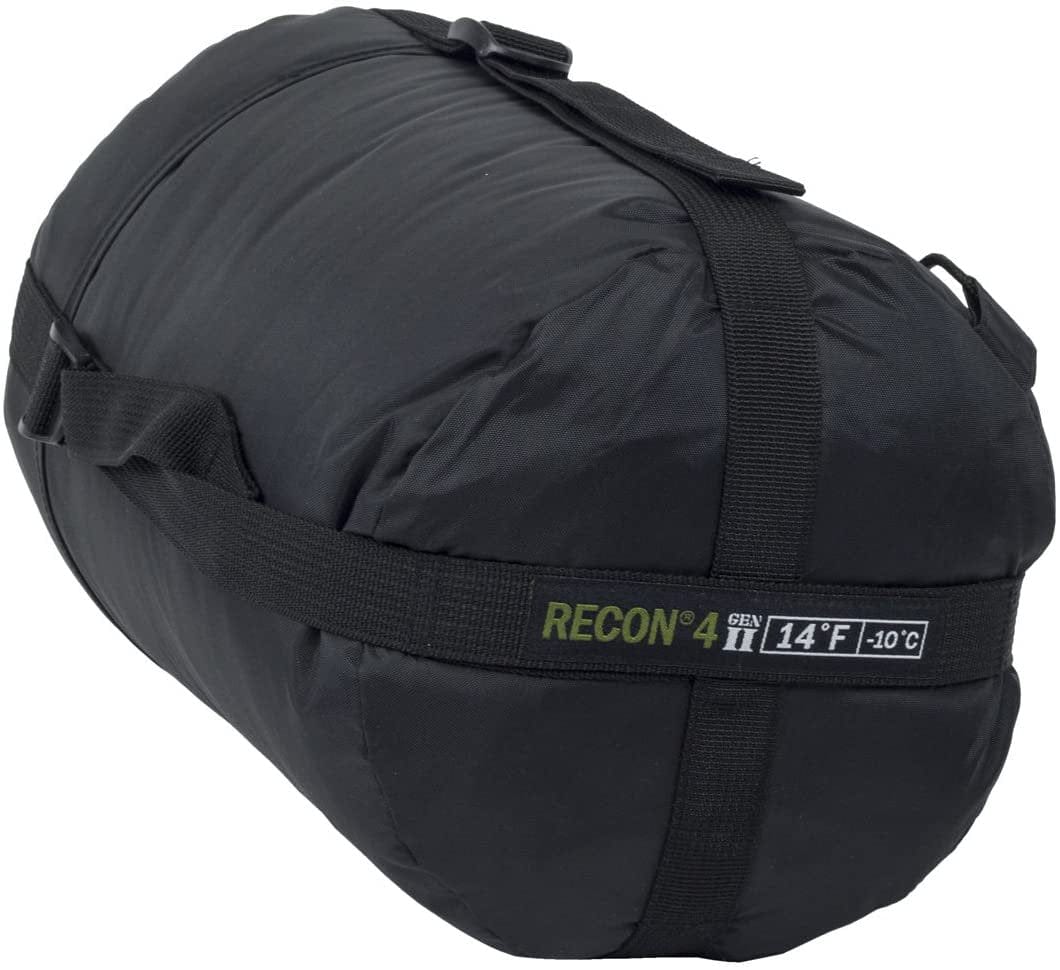 Elite Survival Systems Recon 4 Sleeping Bag, Coyote Tan, Rated to 14 Degrees Fah