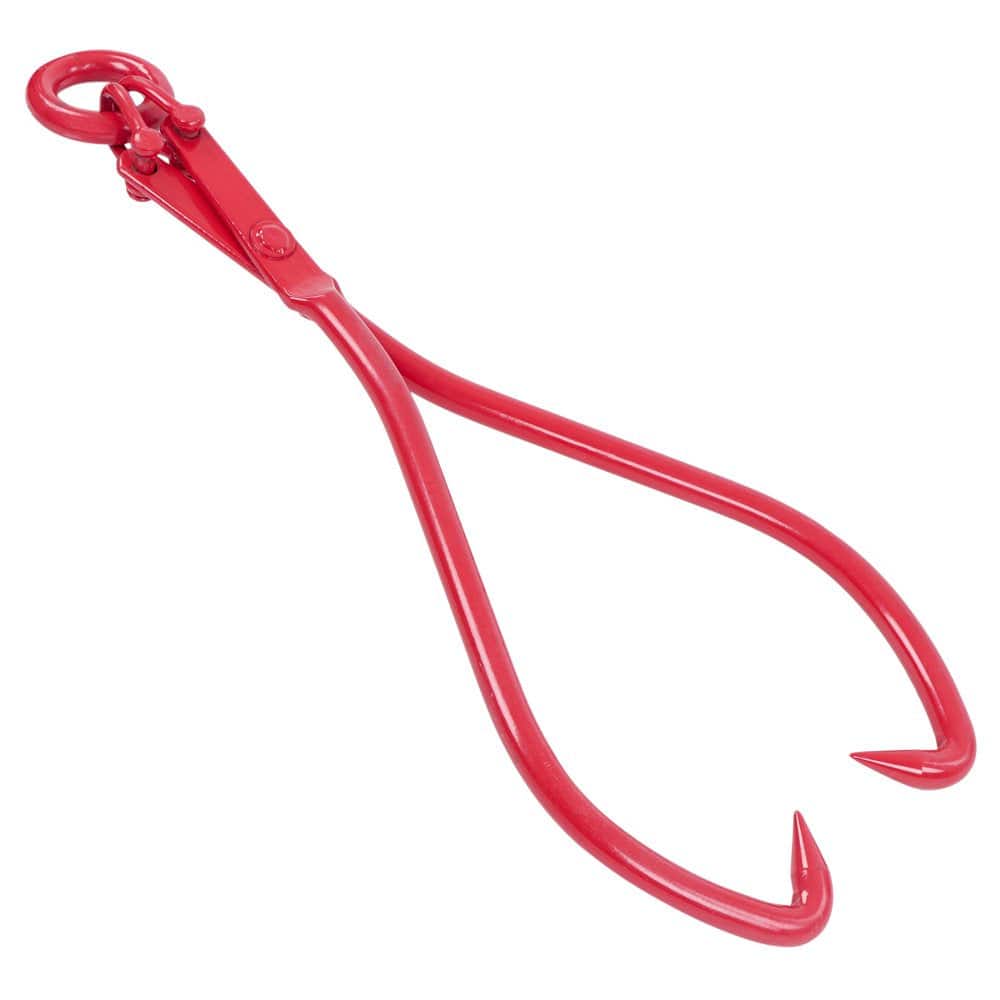 Felled Timber Claw Hook 32In Log Lifting Tongs Heavy Duty Grapple Timber Claw