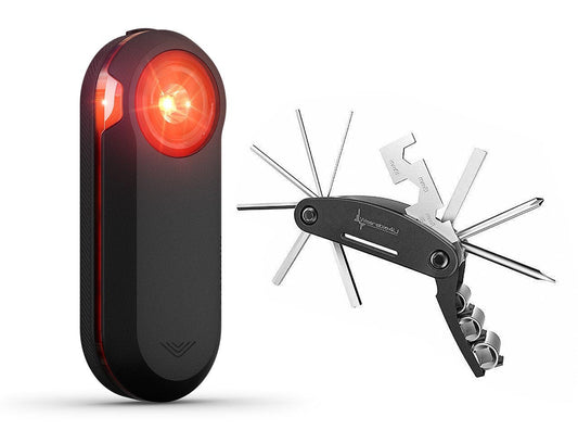 Garmin Varia RTL515 Cycling Rearview Radar with Wearable4U Cycling Multi Tool