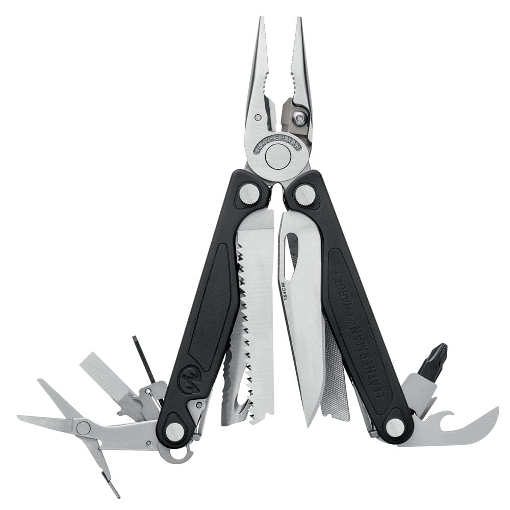 LEATHERMAN, Charge plus Multitool with Scissors and Premium Replaceable Wire Cutters, Stainless Steel, Nylon Sheath