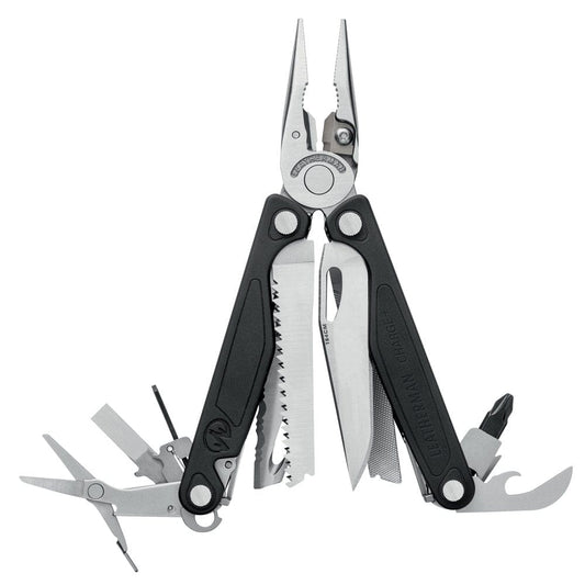 LEATHERMAN, Charge plus Multitool with Scissors and Premium Replaceable Wire Cutters, Stainless Steel, Nylon Sheath