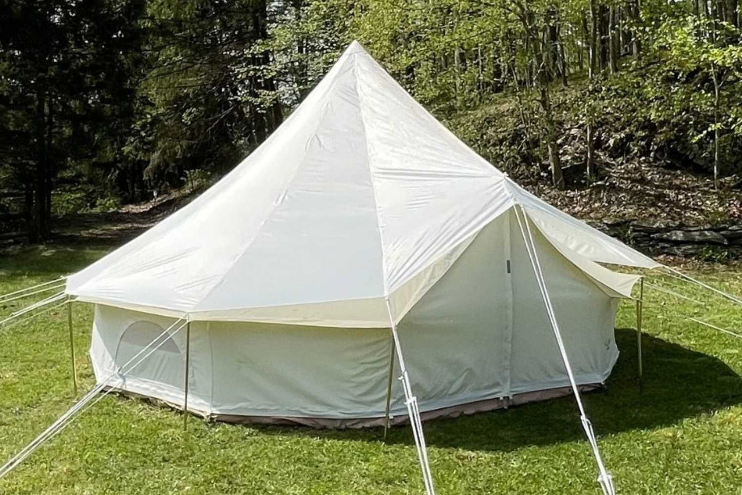 Life inTents Canvas Tent 5M (16 Ft) Life inTents Bell Tent Fly Cover for  Frenweh and Stella Tents