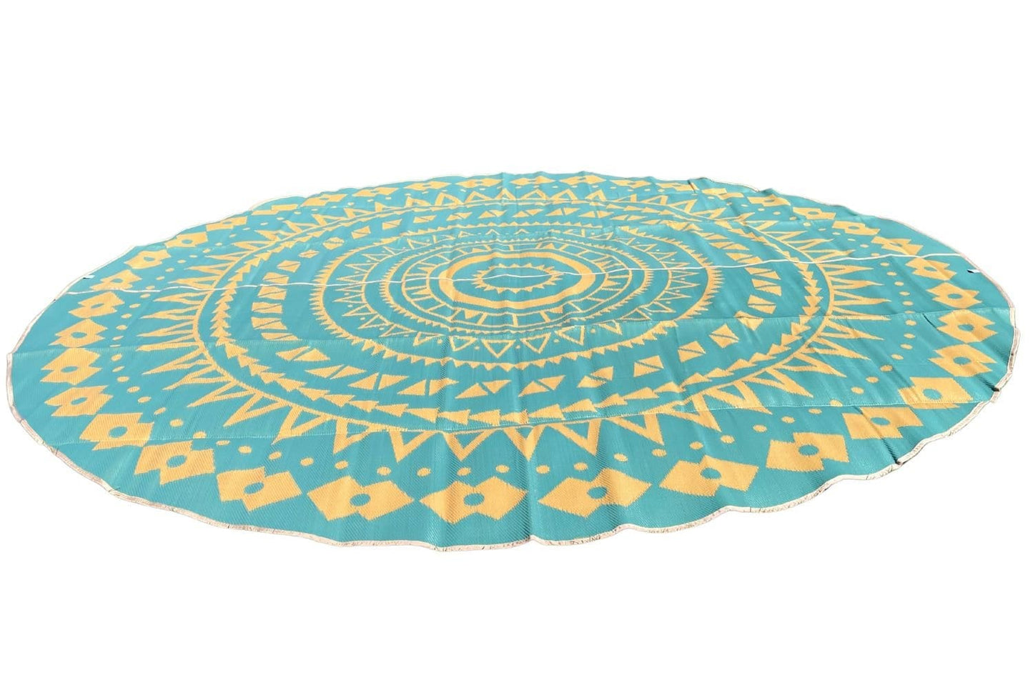 Life inTents Tent Accessories 4 Meter / 13 ft. Diameter Boho Style Bell Tent Floor Matting Cover | 16' (5M)