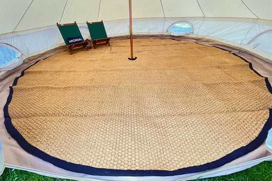Coir Bell Tent Rug Half-Moon