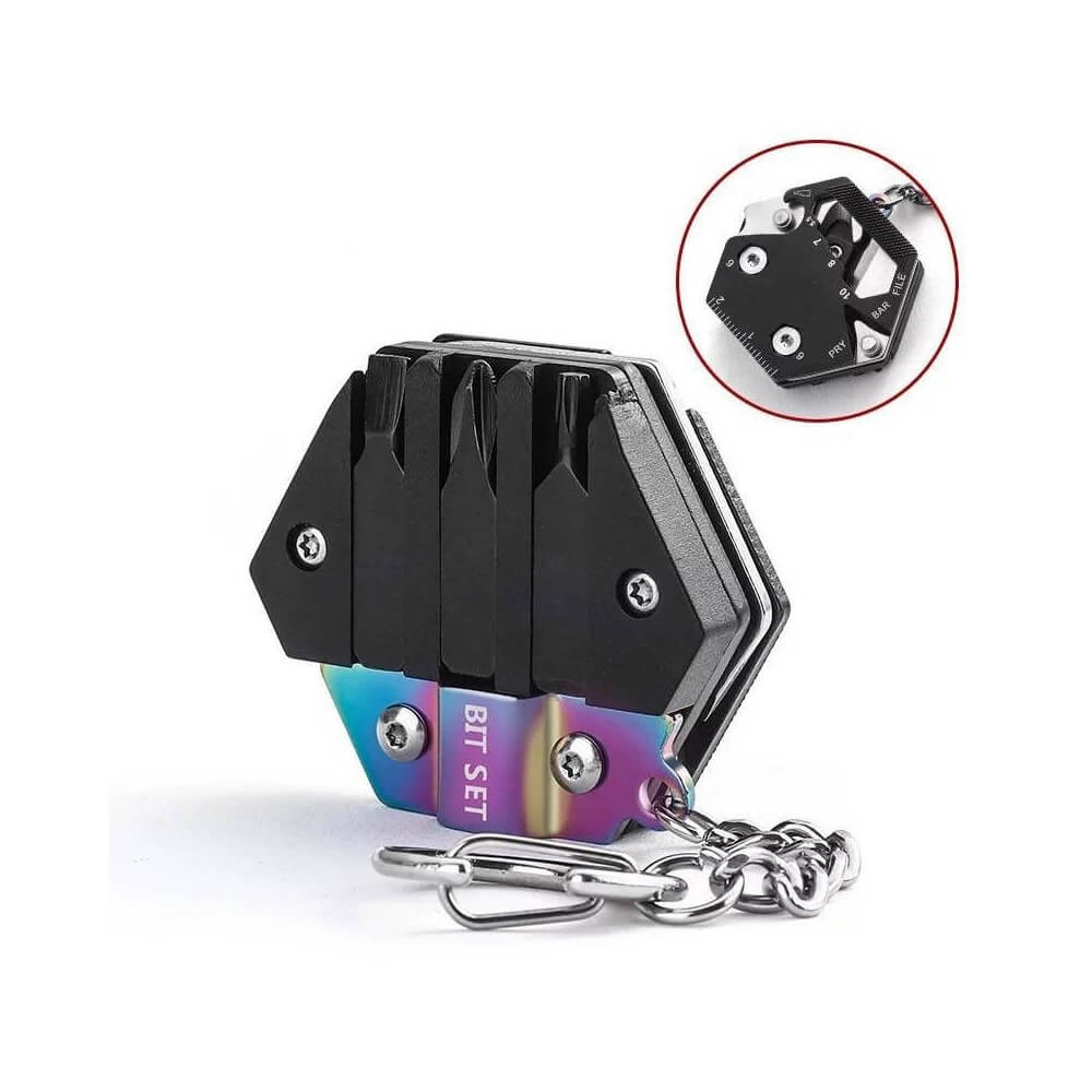 Multifunctional Hexagonal EDC Keychain. Shop Jewelry on Mounteen. Worldwide shipping available.