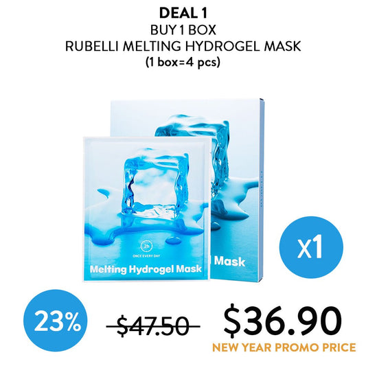 [Rubelli] Melting Hydrogel Mask 4 sheets - COCOMO