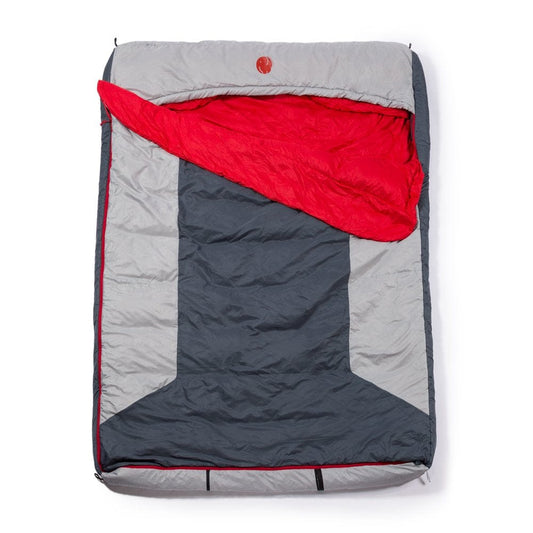 Omnicore Designs 10F / Red Double Wide Hooded Rectangular Sleeping Bag