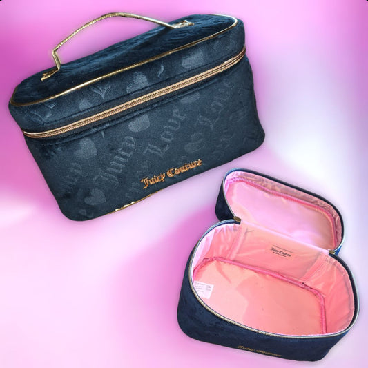 Juicy Navy Blue Makeup Bag