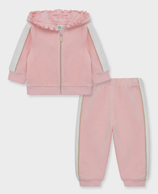 Pink Shine 2Pc Hoodie Set