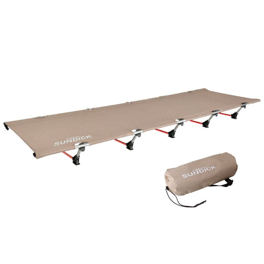 Sundick Portable Foldable Camping Cot Single Person Outdoor Folding Bed 330LB Bearing Weight Compact for Outdoor Hiking Backpacking Picnic Camping