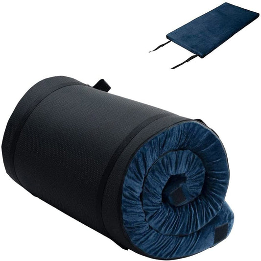Superjoe 2.75" Thick Memory Foam Travel Car Camping Mattress, Lightweight, Portable, 79" X 38",Navy Blue