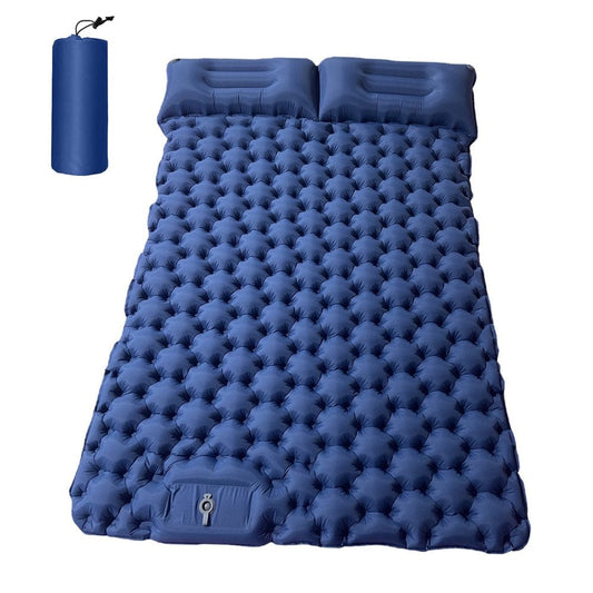 Suzicca 2 Person Camping Mat with Air Pillow Portable Air Mattress Waterproof Backpacking Sleeping Pad