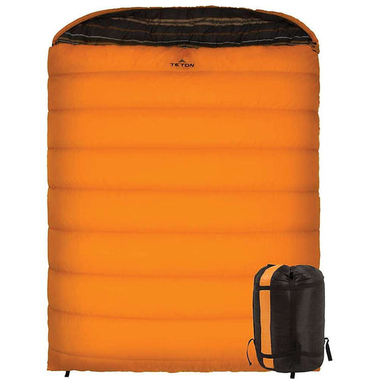TETON Sports Mammoth 0 F Double Sleeping Bag, Orange
