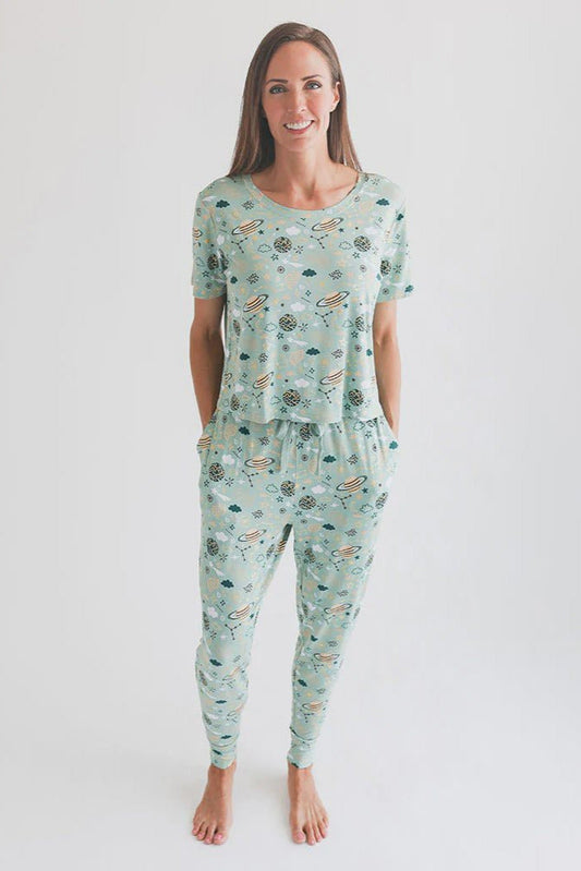 To The Stars Scoop Neck & Jogger Pajama