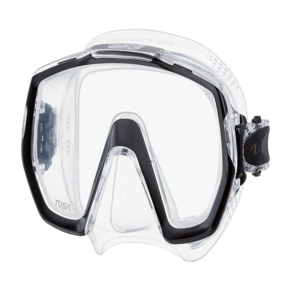 Tusa Freedom Elite Scuba Mask, M-1003 - Black