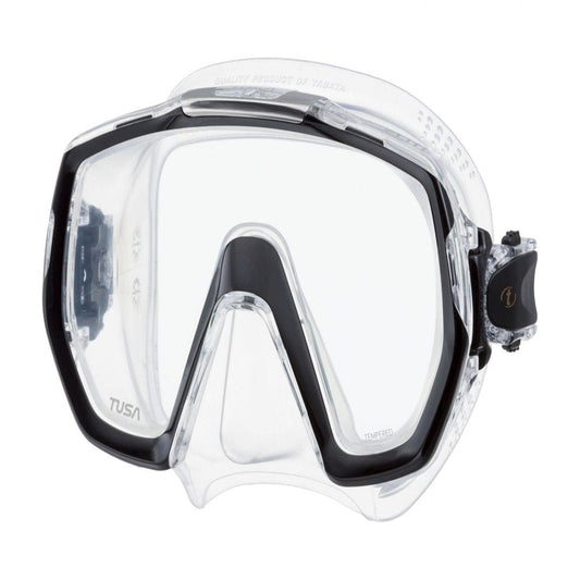 Tusa Freedom Elite Scuba Mask, M-1003 - Black