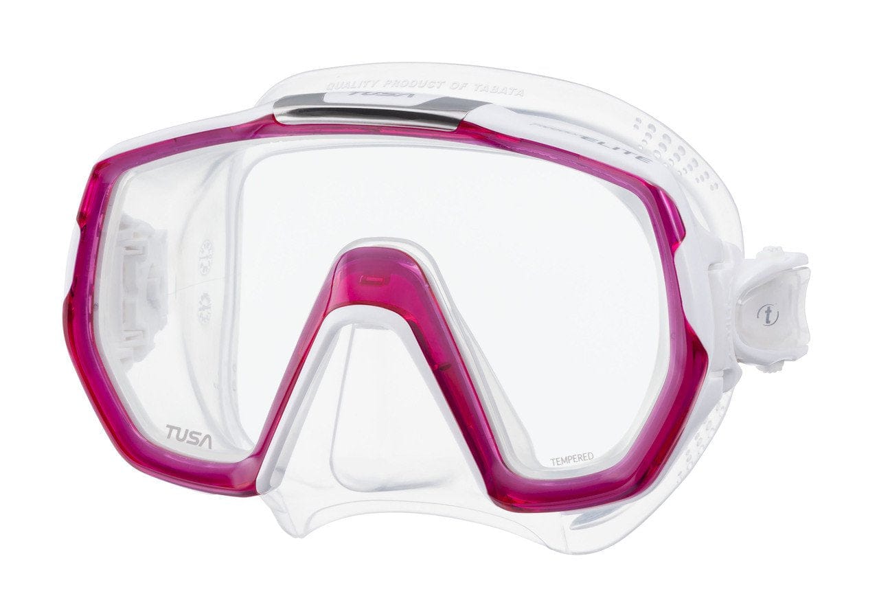 Tusa Freedom Elite Scuba Mask, M-1003 - Black