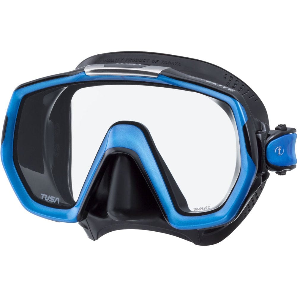 Tusa Freedom Elite Scuba Mask, M-1003 - Black