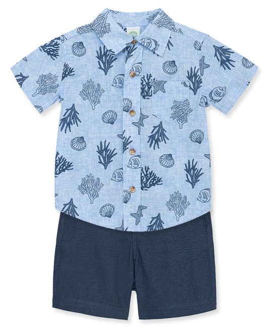 Underwater Woven Short Set