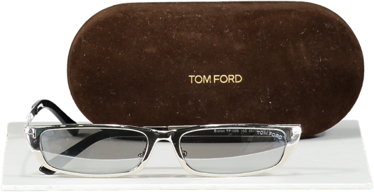 Tom Ford Metallic Silver Everett Tf1059 16c Sunglasses In Case