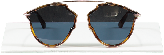 Christian Dior Metallic Gold / Brown Tortoise  'so Real Rise' Sunglasses