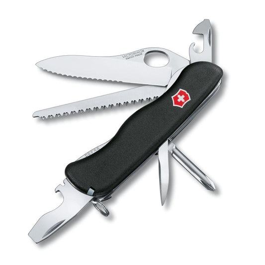 Victorinox One-Hand Trekker 12 Function Black Pocket Knife