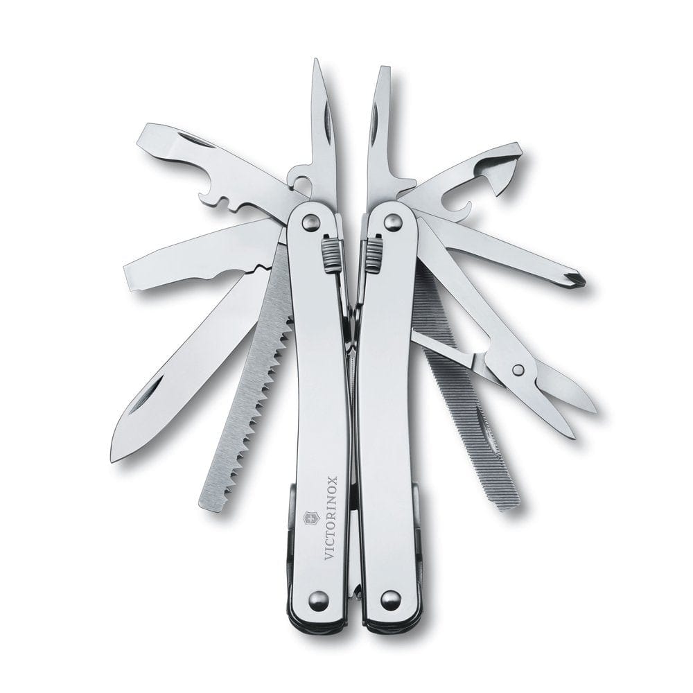 Victorinox Swiss Tool Spirit X plus Ratchet 36 Function Multi-Tool with Leather Pouch