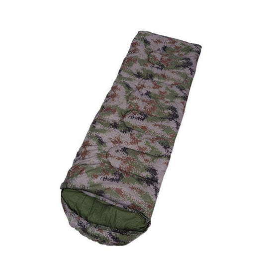Walmklly NEW ARRIVAL Adult Cotton Camping Sleeping Bag 15~5Degree Envelope Style Camouflage Warm Waterproof Travel Hooded Sleeping Bags
