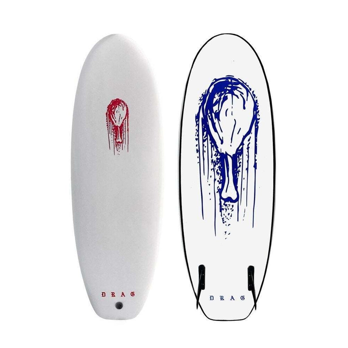 Drag Drumstick 4'10 Twin Fin Soft Surfboard