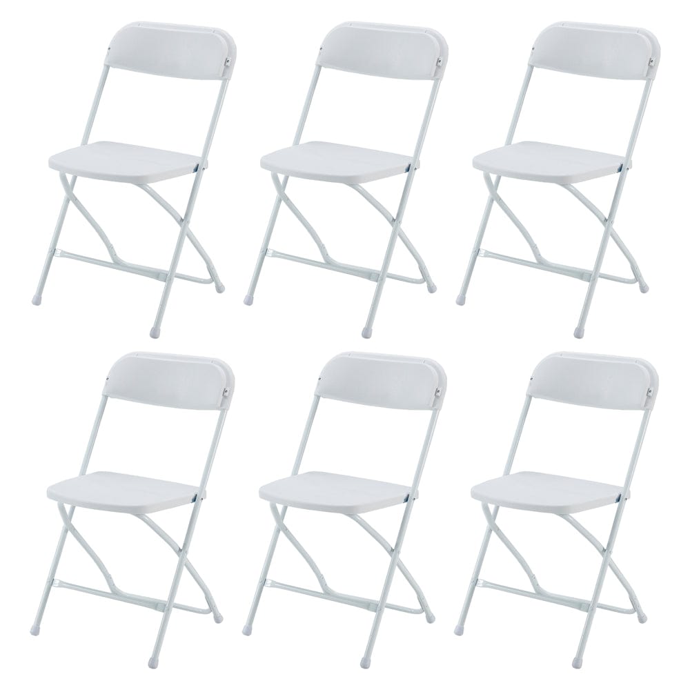 Yoleny Plastic 5 Piece Folding Game Room Card Table and Chair Set, Suitable for Camping, Picnic, Party